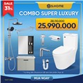 Combo Super Luxury thiết bị phòng tắm DeMuhler 25990K